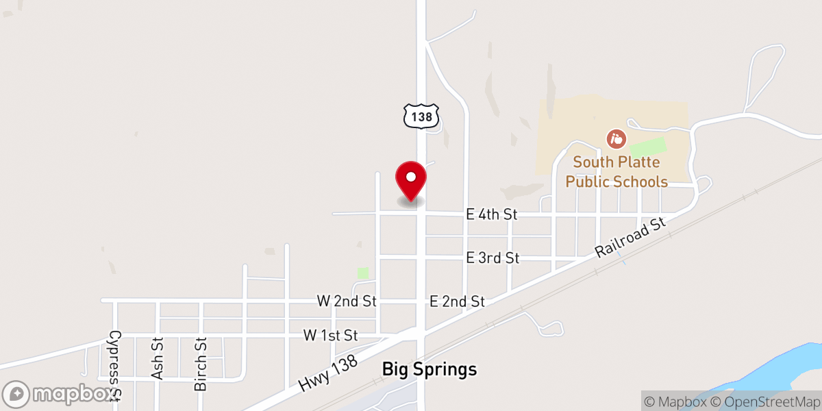 Map showing location of Zion Lutheran Church