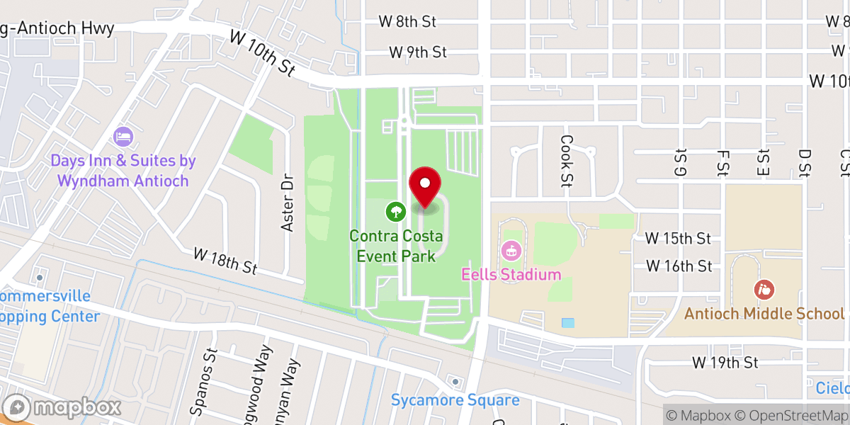 Map showing location of Ministry of Repentance and Holiness Church, Antioch, Ca