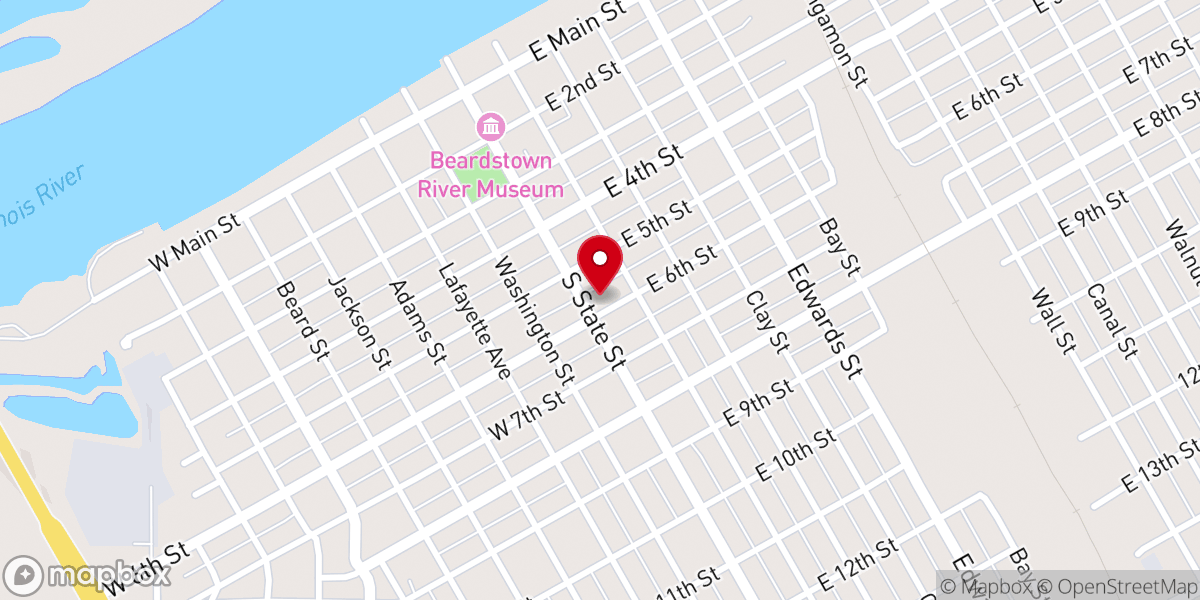 Map showing location of Colwell Memorial Home