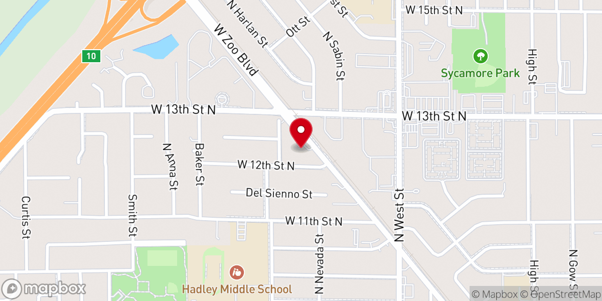 Map showing location of Compass Church Wichita