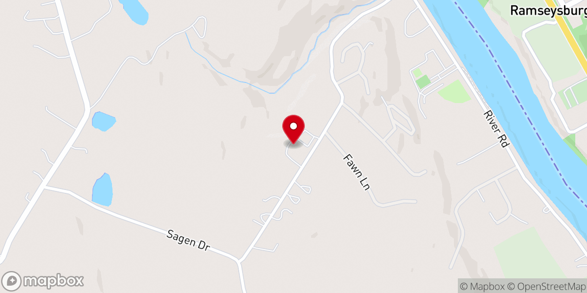 Map showing location of Little Friends Nursery School