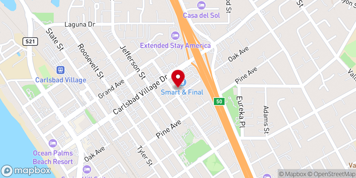 Map showing location of Current Collective Church