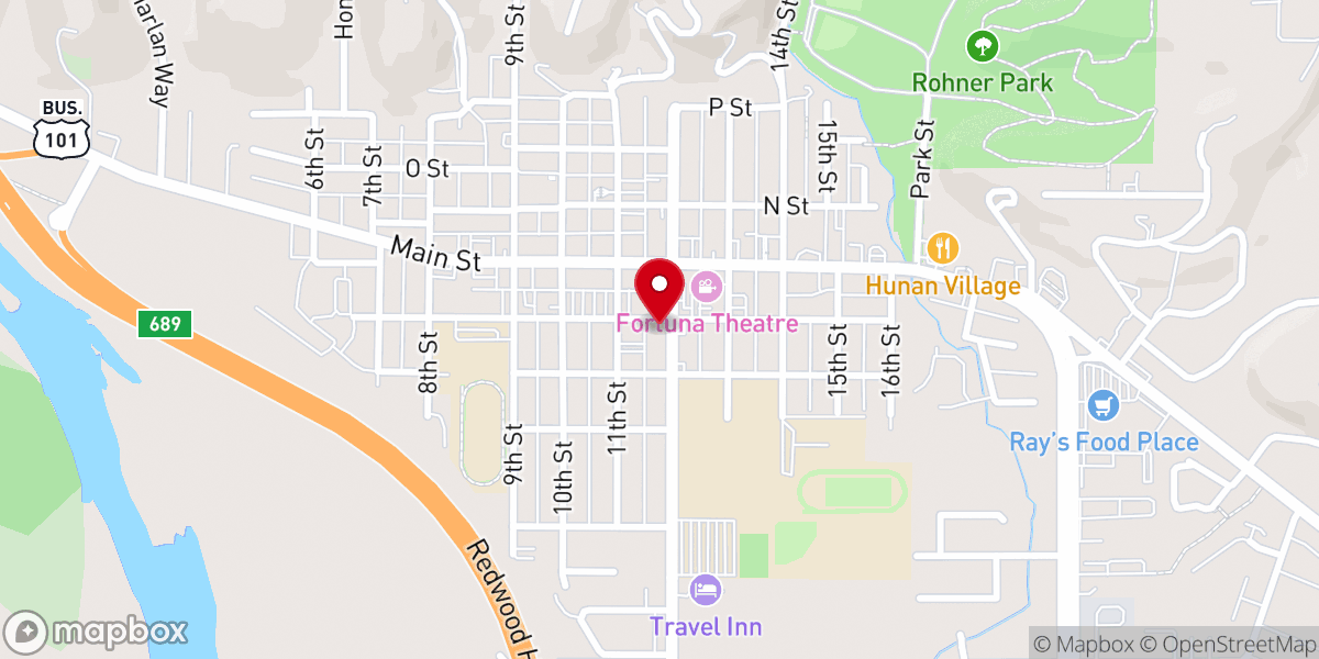 Map showing location of Goble's Chapel