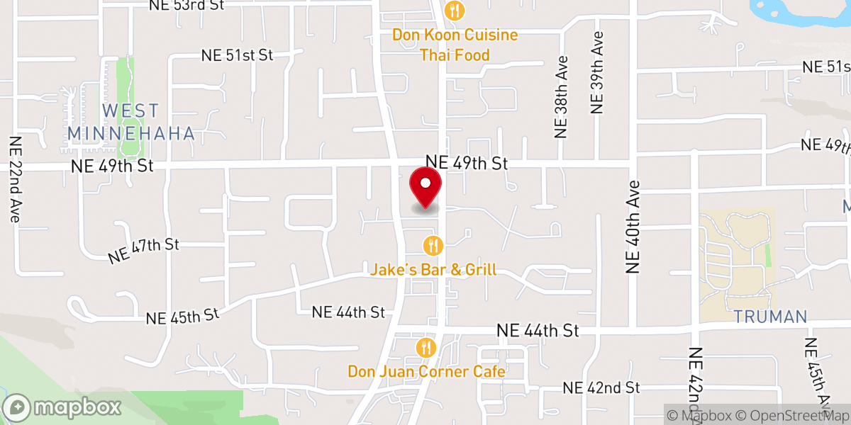Map showing location of Gurudwara Sahib Vancouver Wa