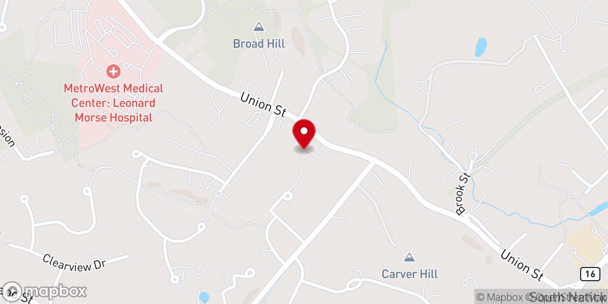 Map showing location of Christian Science Church