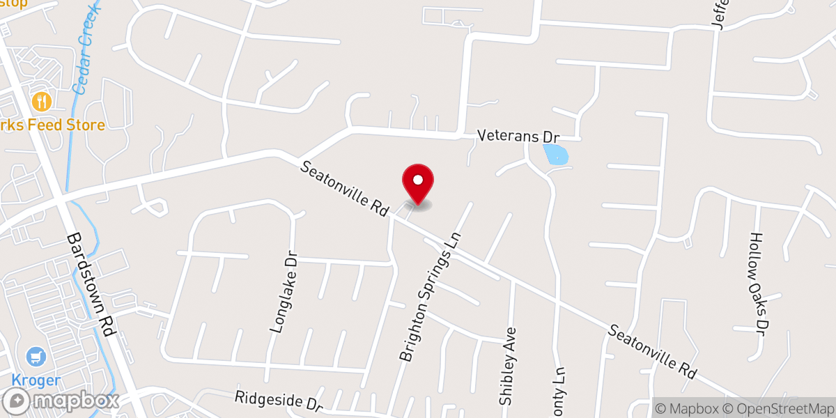 Map showing location of Seaton Park Baptist Church