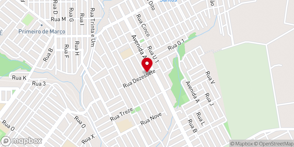 Map showing location of Igreja Pentecostal Profética Fogo de Deus