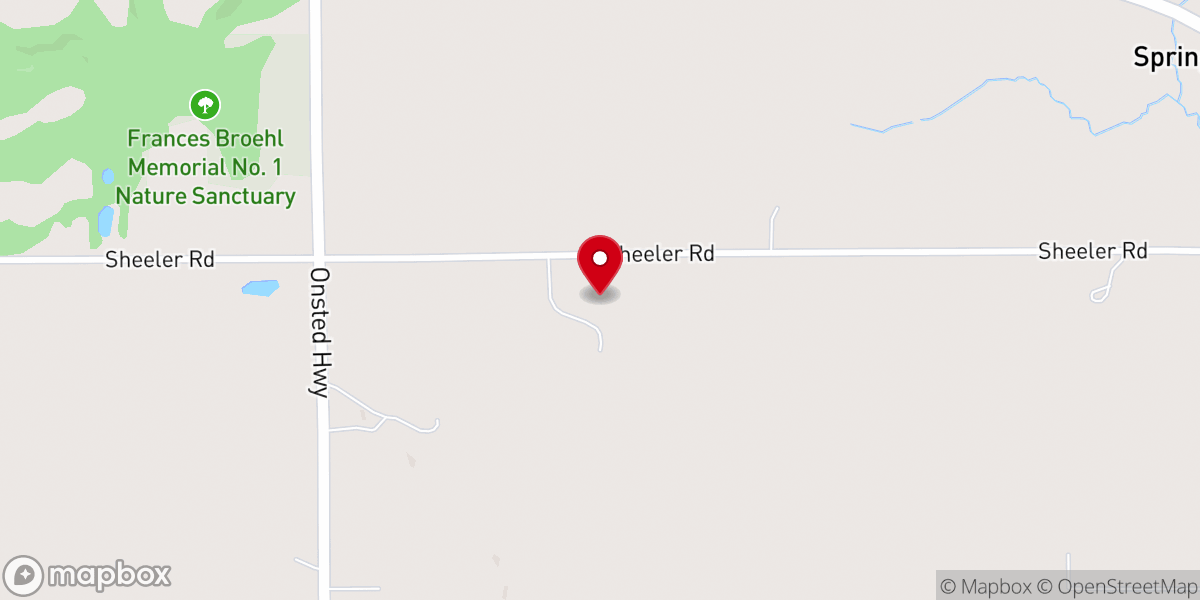 Map showing location of Family Outreach Ministries