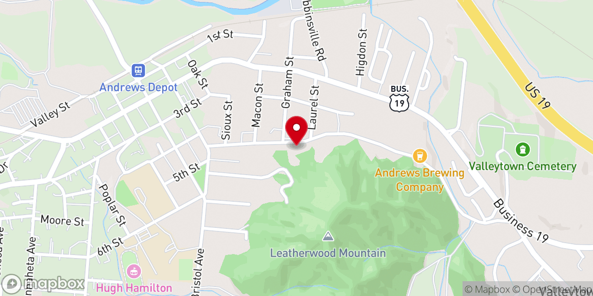 Map showing location of Holy Redeemer Catholic Church