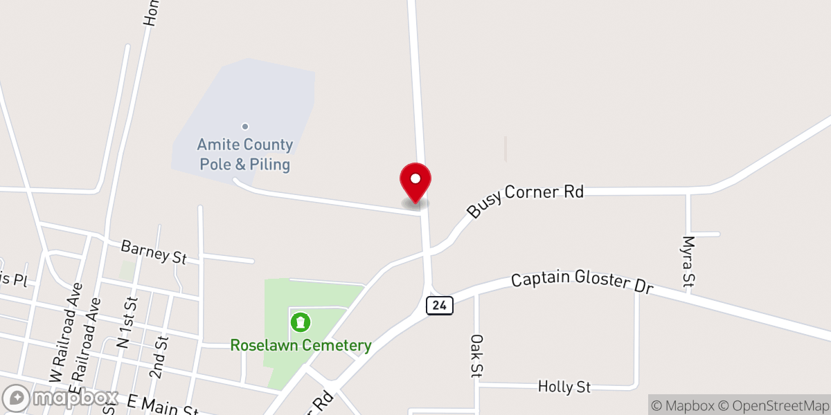 Map showing location of Spirit Life Church
