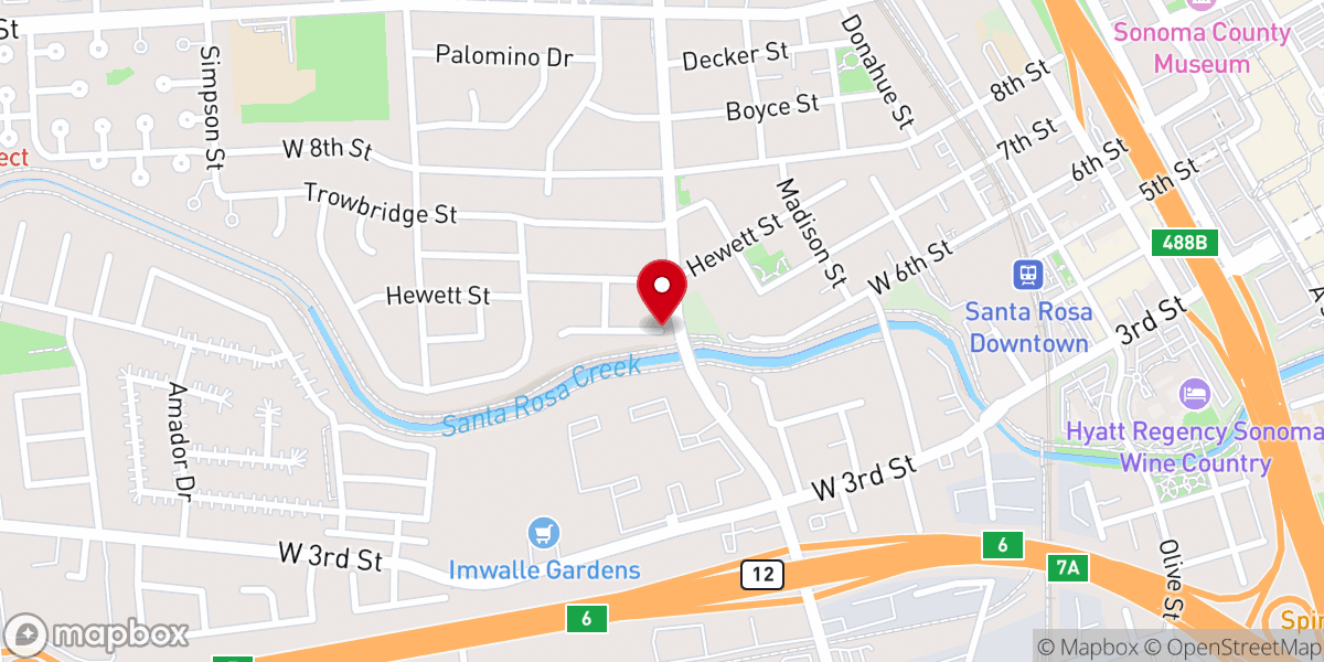 Map showing location of Berean Christian Ministries Ofwindsor Inc