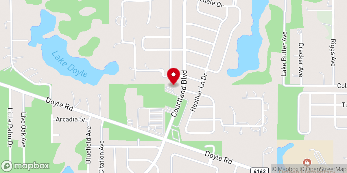 Map showing location of Christian Covenant Fellowship Inc