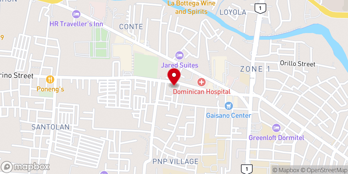 Map showing location of The Church of Jesus Christ of Latter-day Saints
