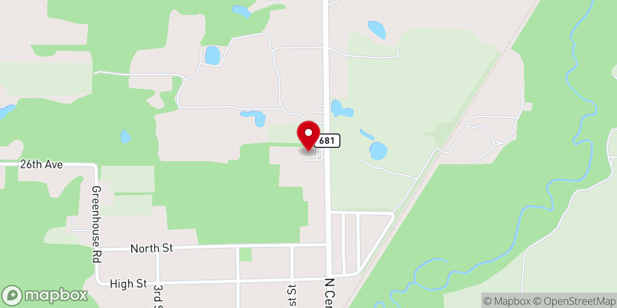 Map showing location of New Beginnings Ministries of Bangor