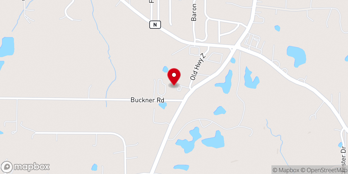 Map showing location of West Lake Church of Christ