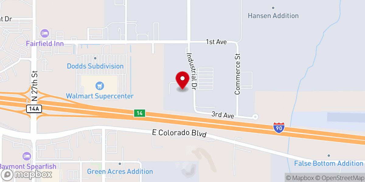 Map showing location of The Salvation Army Northern HillsThrift Store