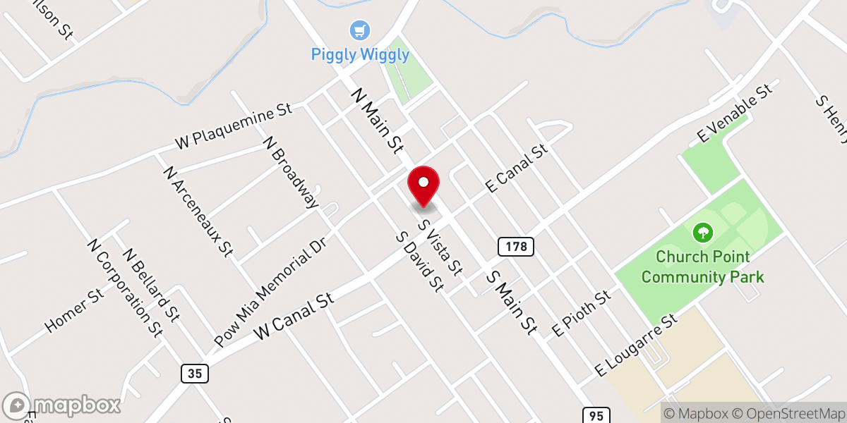 Map showing location of El Cabrito Mexican Bar and Grill