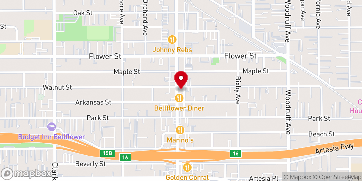 Map showing location of The Glory Center