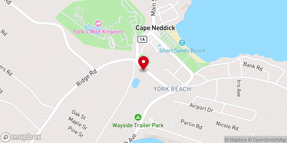 Map showing location of Union Congregational Church