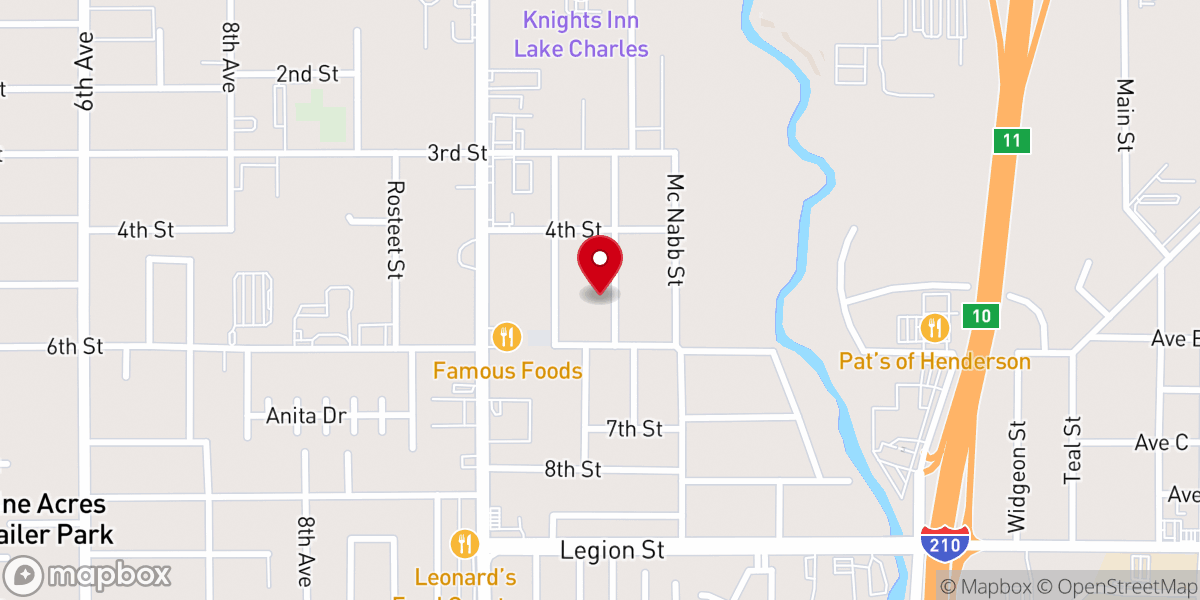Map showing location of St John Holiness Church