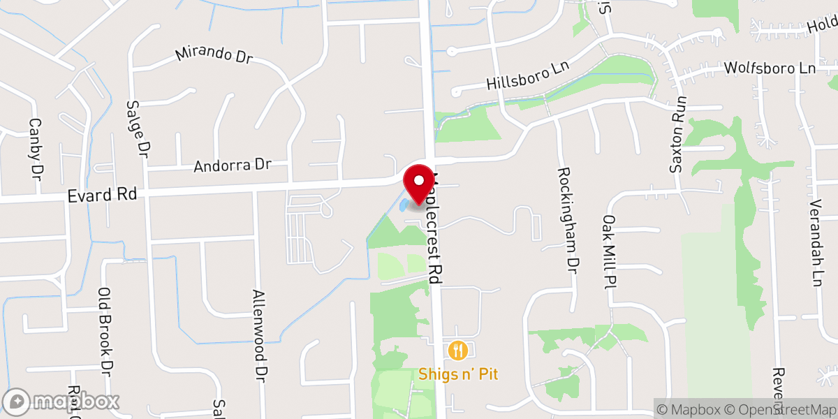 Map showing location of National Association of Evangelism Inc