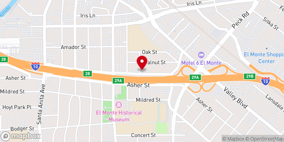Map showing location of Pentecostal City Church
