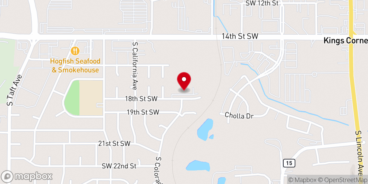 Map showing location of Message of Life Ministries