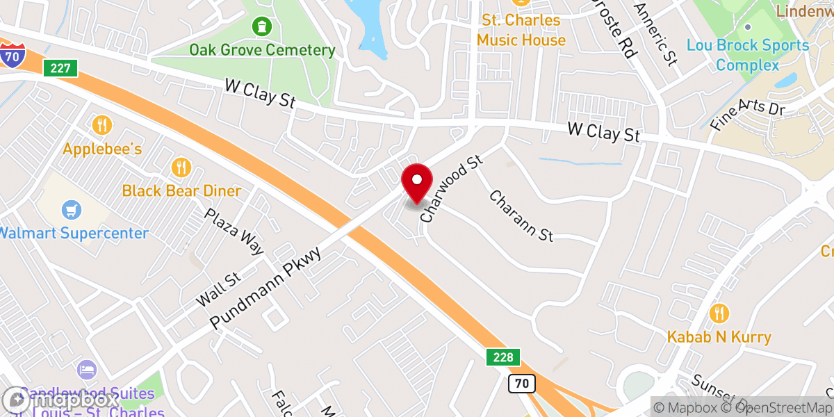 Map showing location of Ark of Safety Christian Church