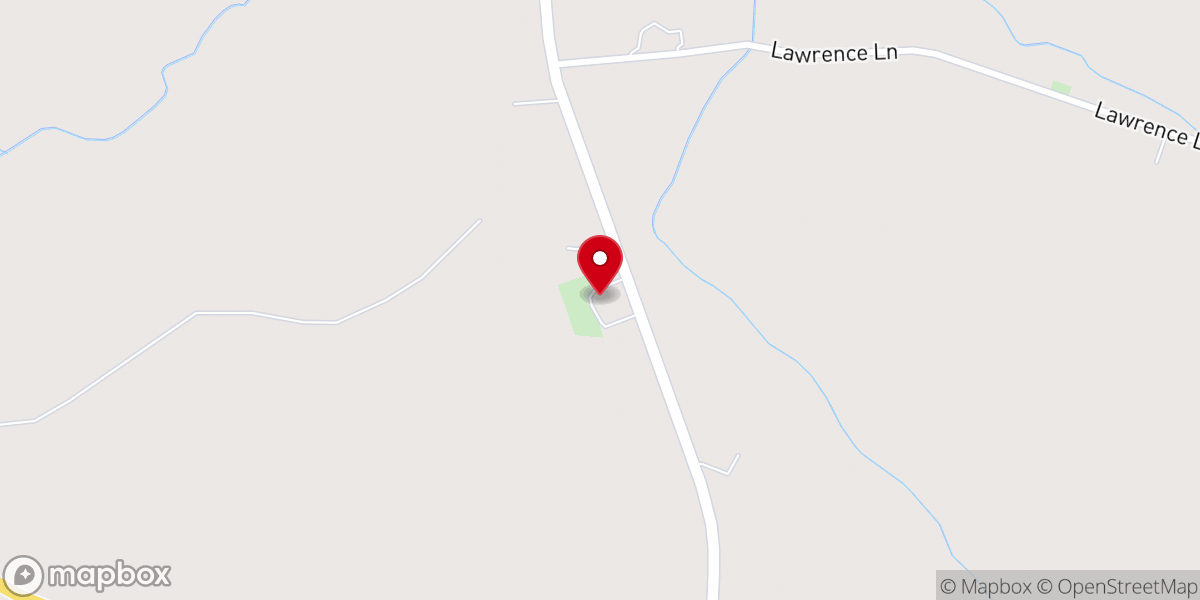 Map showing location of New Hope Missionary Baptist Church