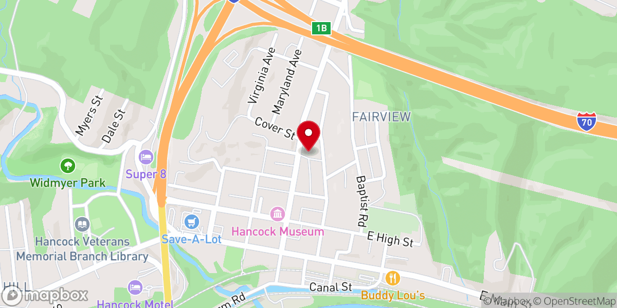 Map showing location of Grace Christian Fellowship