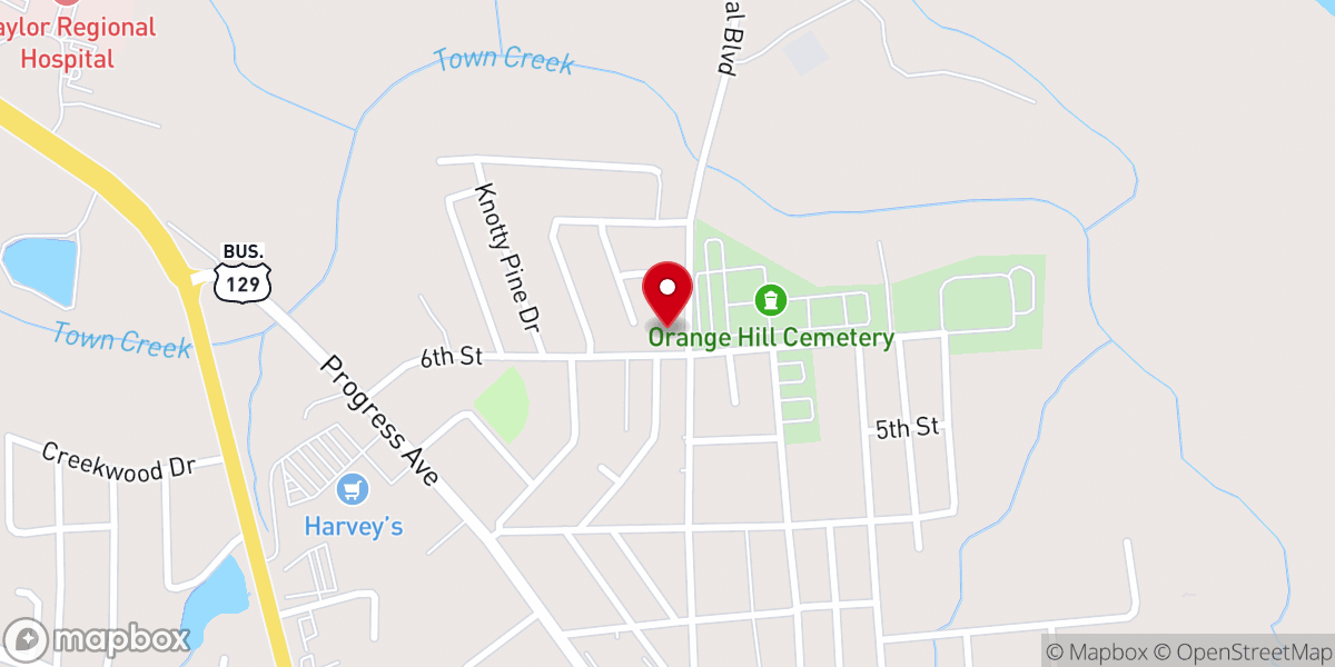 Map showing location of The Church of the Kingdom of God