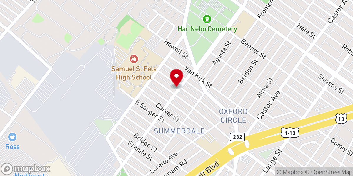 Map showing location of House of Praise Ministries Inc