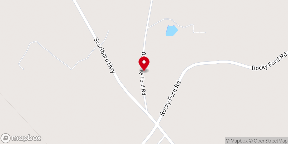 Map showing location of Saint Johns Church