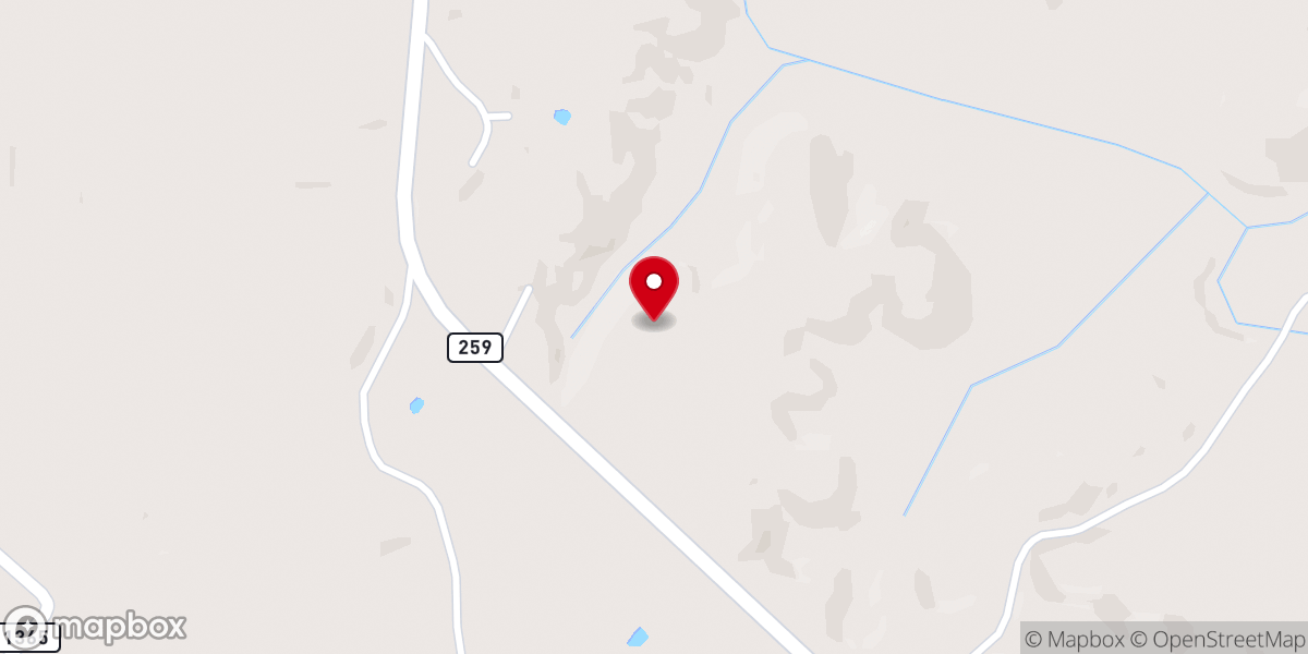 Map showing location of Community Church at Cedar Springs