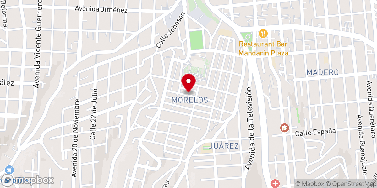 Map showing location of IGLESIA Misión Evangélica (Misión Rescate)
