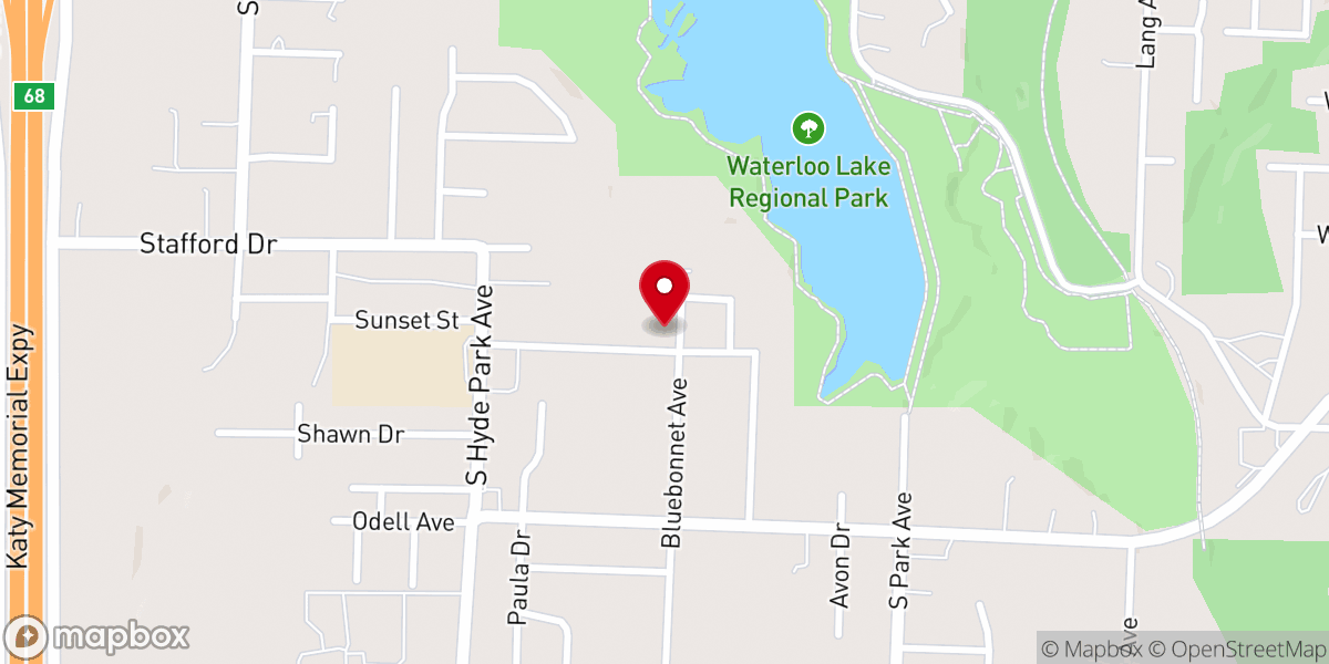 Map showing location of Living Hope Fellowship