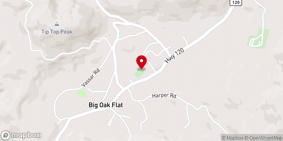Map showing location of Mountain Lutheran Worship Church