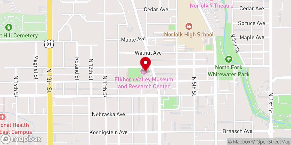 Map showing location of Refuge Church