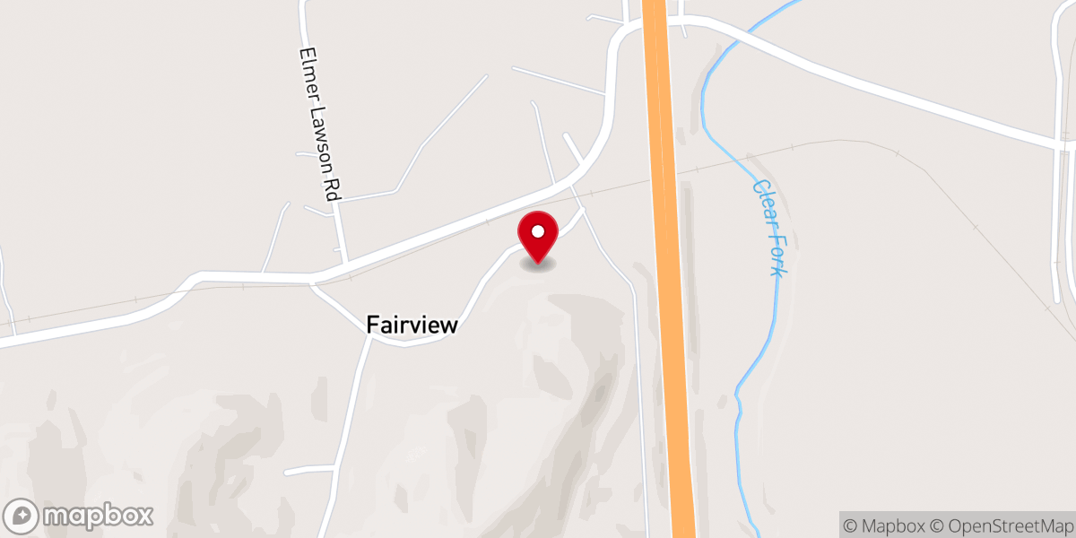 Map showing location of Highcliff Baptist Church