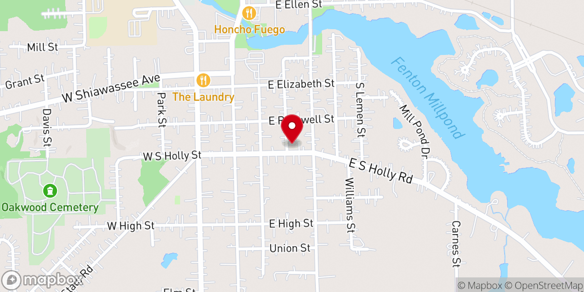 Map showing location of The Road Community Church