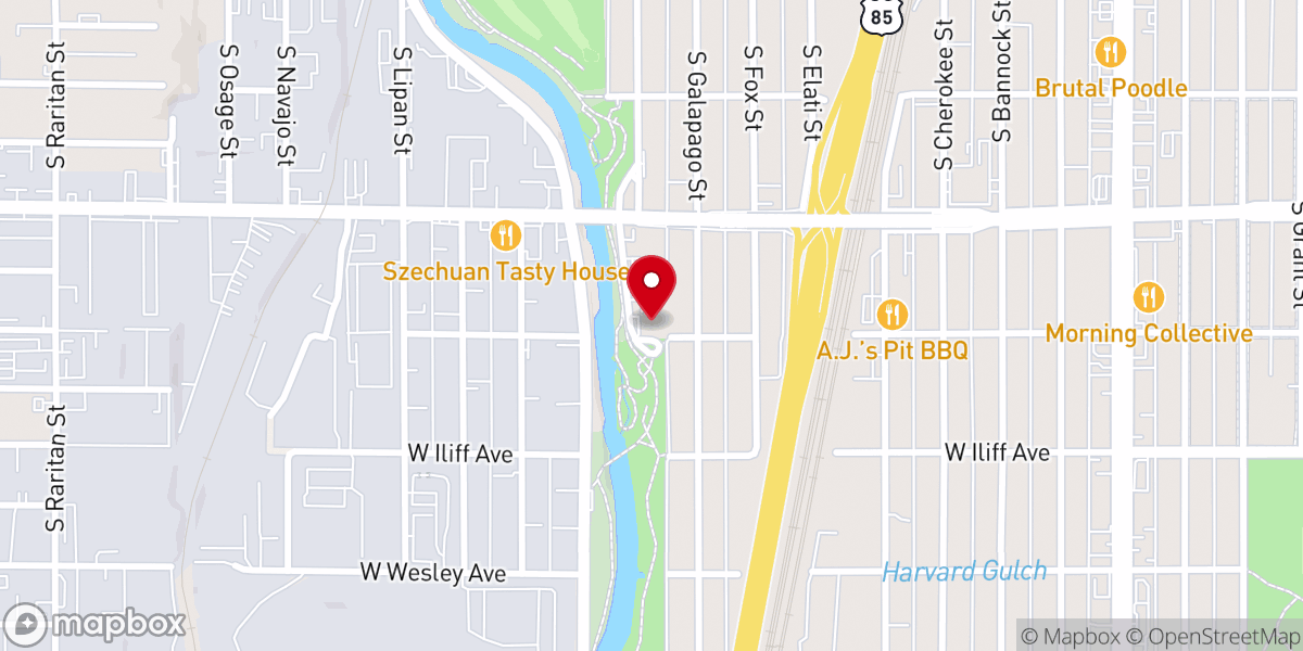 Map showing location of Table Urban Farm