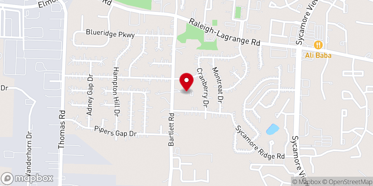 Map showing location of True Grace Community Church