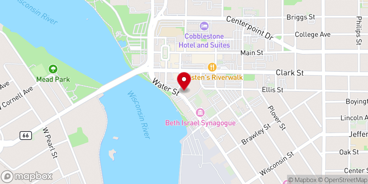 Map showing location of Berkshire Stevens Point