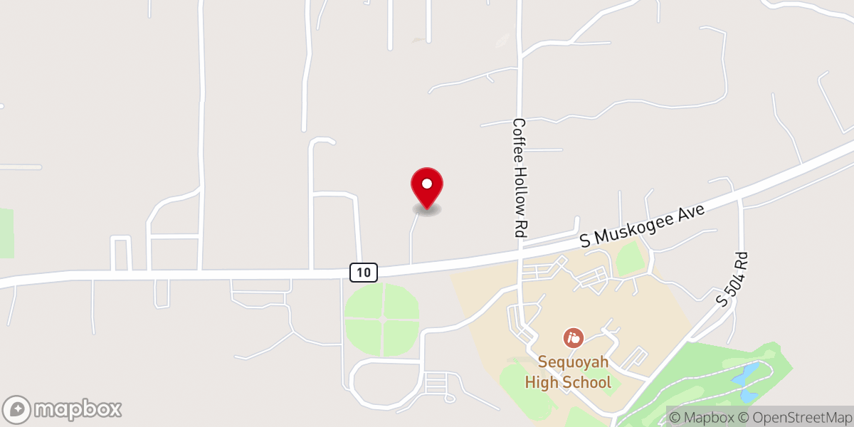 Map showing location of New Life Worship Center