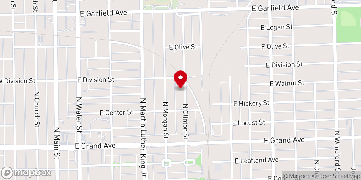 Map showing location of Love Fellowship Christian Church