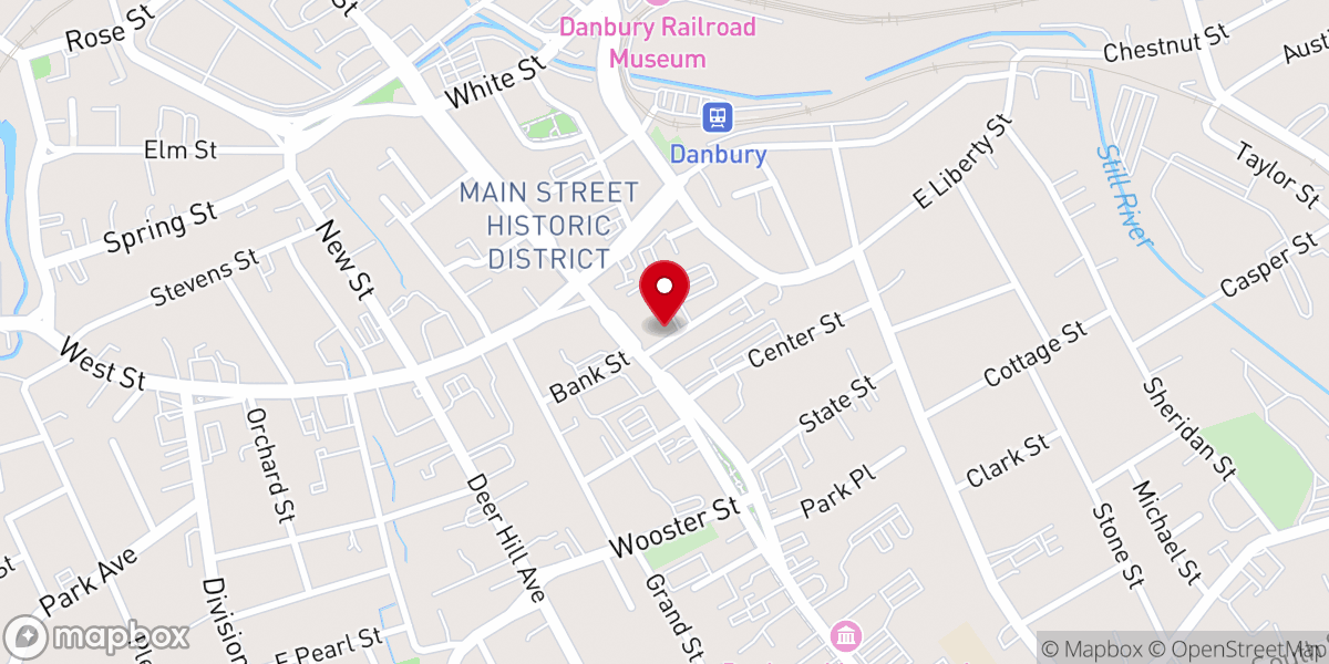 Map showing location of FRATERNIDAD CRISTIANA DANBURY
