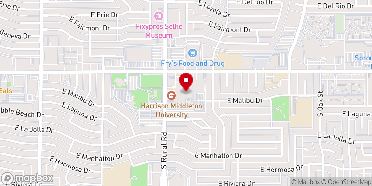 Map showing location of Brighter Day Worldwide Deliverance Ministries