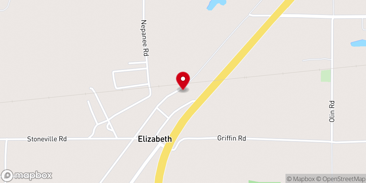 Map showing location of St Luke Baptist Church