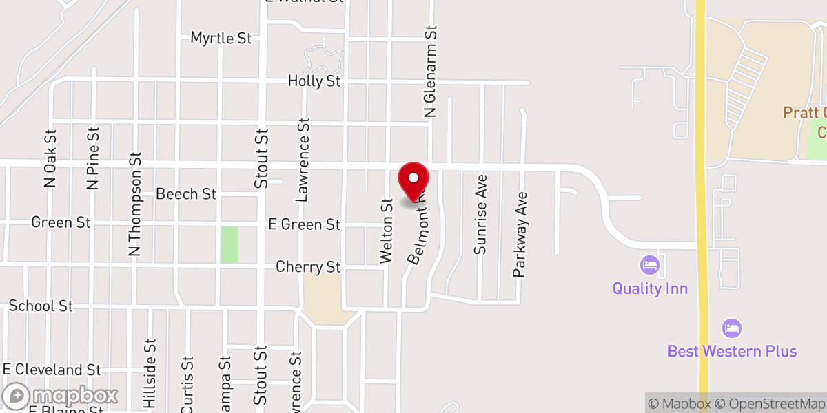 Map showing location of New Life Fellowship
