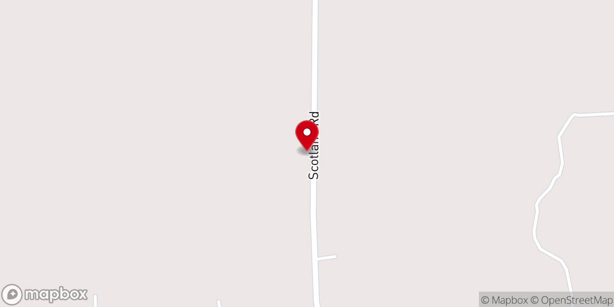 Map showing location of Ebenezer Church